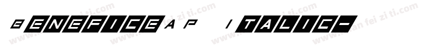 BeneficeAP Italic字体转换
